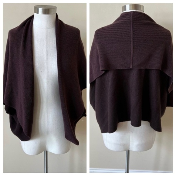 Lululemon 100% merino wool sweater knit shawl 13216 - Picture 13 of 13